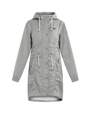 Schmuddelwedda Regenmantel Damen GRAU-280