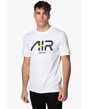 Nike Swoosh Air Herren-T-Shirt in Weiß