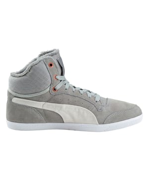 Puma Glyde Court Fur Womens Grey Trainer