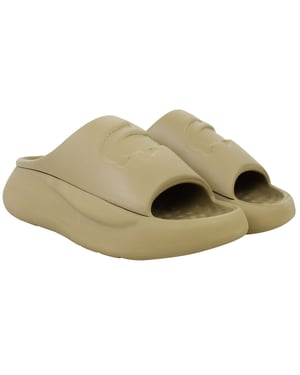 Lacoste Serve Slide 3.0 223 1 CFA Damen Braune Pantoletten