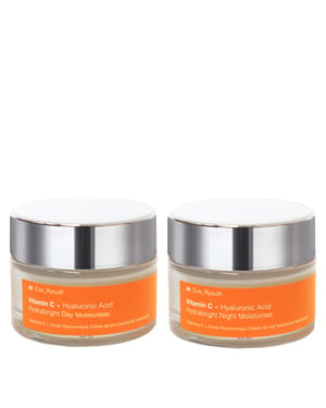 Vitamin C + Hyaluronsäure Hydrabright Day Moisturiser 50ml & VitaminC+ Hyaluronsäure Hydrabright Night Moisturiser 50ml