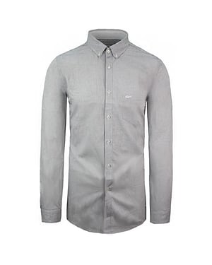 Lacoste regulär Fit Herren weiß/schwarzes Hemd