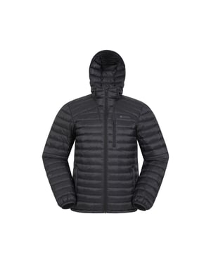 Mountain Warehouse Mens Henry II Extreme unten gefüllte gepolsterte Jacke (Jet Black)