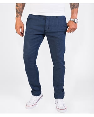 Rock Creek Stoffhose Navy