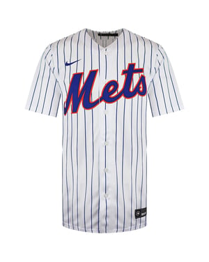 Offizielles Nike MLB New York Mets-Heimtrikot, Replik, weiß, Herren