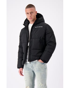 Black Bananas Block Puffer Jacke,