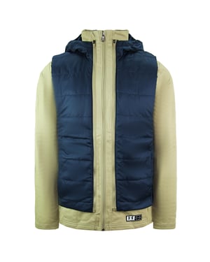 Under Armour Accelerate Transport mit Kapuze mit Kapuzenbrauner Marine Herren Mantel 1318010 299