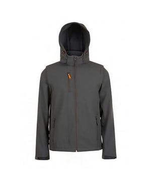 SOLS Herren Transformer Pro Softshell Jacke (Holzkohle)