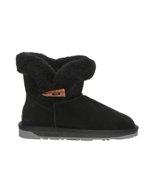 EVER AU Damen Robin Horn Toggle Knopf Mini Stiefel