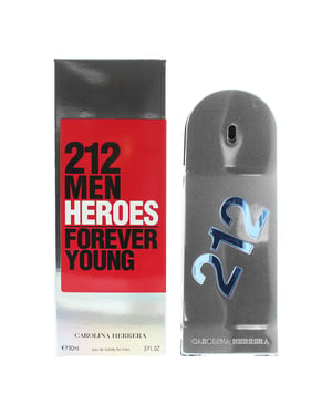 Carolina Herrera 212 Men Heroes Forever Young Eau De Toilette 90ml