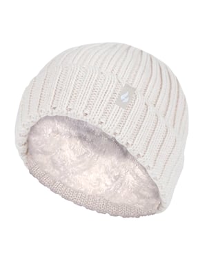 Wärmehalter - Wintermützen- und Handschuhset für Mädchen aus geripptem Material