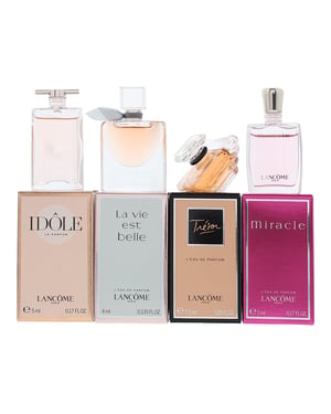 Lancome Mini-Geschenk-Set: Idole Eau De Parfum 5ml - La Vie Est Belle Eau De Parfum 4ml - Tresor Eau De Parfum 7.5ml - Miracle Eau De Parfum 5ml