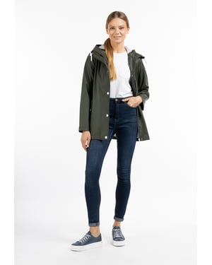 Dreimaster Regenjacke Damen Dunkeloliv