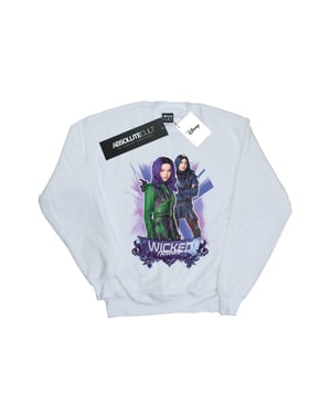 Disney - "The Descendants Wicked Friends" Sweatshirt für Mädchen (Weiß)