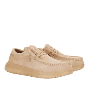HEYDUDE Wally X Wildleder Herren Tan Bootsschuhe