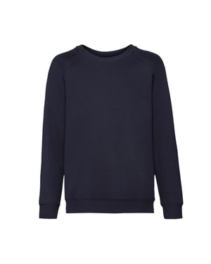 Fruit of the Loom - "Classic" Sweatshirt für Kinder Raglanärmel (Marineblau)