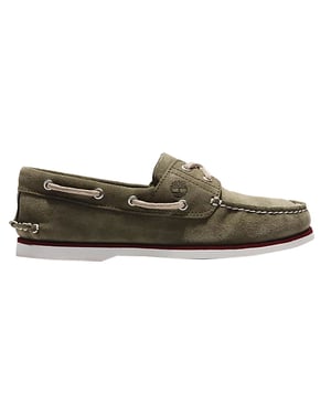 Timberland Classic Boat Grün Herrenschuhe
