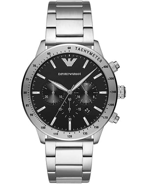 Emporio Armani Mario Silber Herren Armbanduhr AR11241