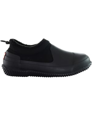Hunter Insulated Shearling Damen Schwarze Schuhe