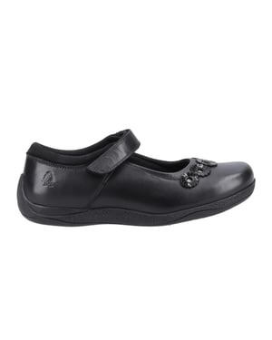 Hush Puppies - Mädchen Schul-Uniform-Schuhe "Christina", Leder (Schwarz)