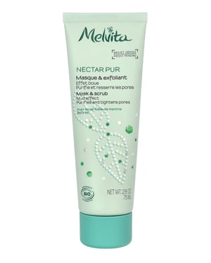 Melvita Nectar Pur Mask & Scrub.