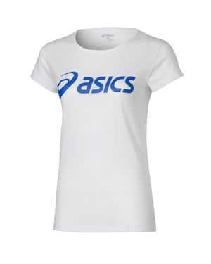ASICS Logo Womens White T-Shirt