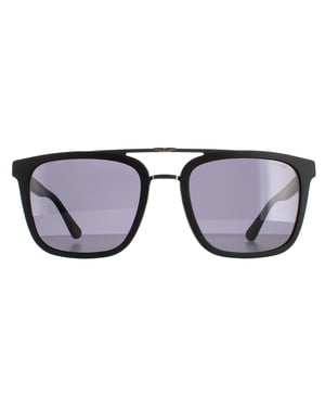 Police Square Mens Matte Schwarz Grau SPLB41 Origins 35