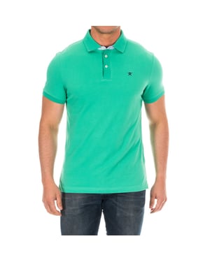 Kurzarm-Poloshirt für Herren mit Reverskragen HM561798
