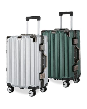 Robuster Hartschalen-Kabinenkoffer 36 x 24 x 56 cm. Gepäck passend für Easyjet, Ryanair, Wizzair