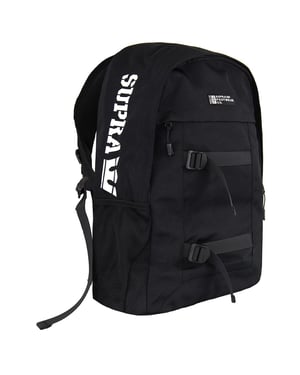 Supra Challenge Rucksack mit verstellbarem Riemen, Schwarz