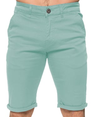 Enzo Herren Slim Fit Stretch Chino Shorts
