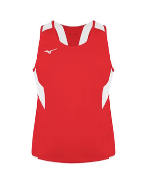 Mizuno Team Authentic Kids Red/White Singulet Weste