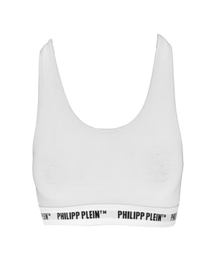 Philipp Plein Weiß Unterwäsche Sport-BH Zwei-Pack