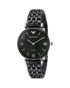 Emporio Armani AR1487 Schwarz Keramik Damenuhr