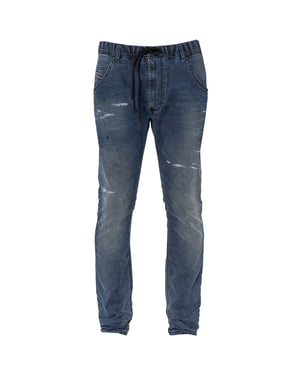 Diesel Krooley-NE Dunkelblaue Jogg-Jeans