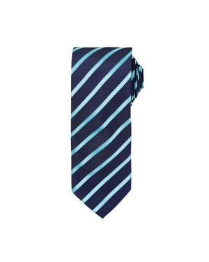 Premier - Krawatte für Herren (Marineblau/Türkis)