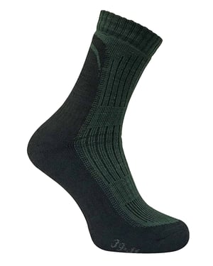 Verstärkte Ferse und Spitze Merinowolle Wandersocken für Herren