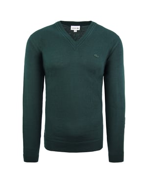 Lacoste Wollmenschengrüner Pullover