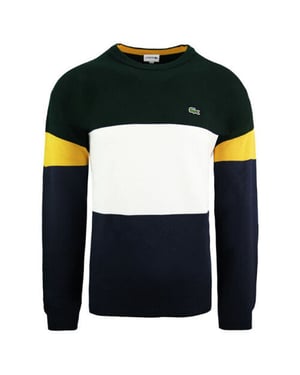 Lacoste Plain Herren Colourblock -Pullover