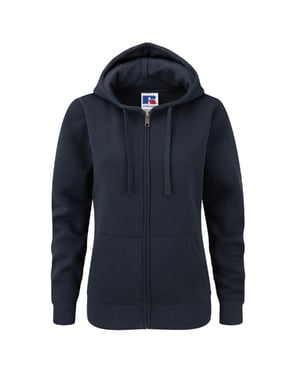 Russell Ladies Premium Authentic Zipped Hoodie (3-Lagen-Gewebe) (French Navy)