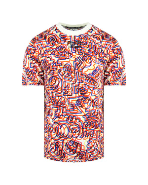 Puma x Mr Doodle Kurzarm Crew Hals gedrucktes Herren T-Shirt 530651 02