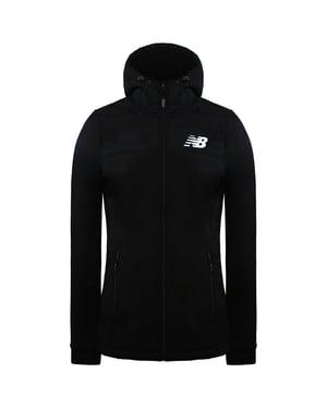 New Balance Logo Herren Schwarze Softshelljacke