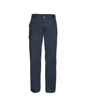 Russell Workwear Polycotton Twill Hose für Männer, Standard Beinlänge (Marineblau)
