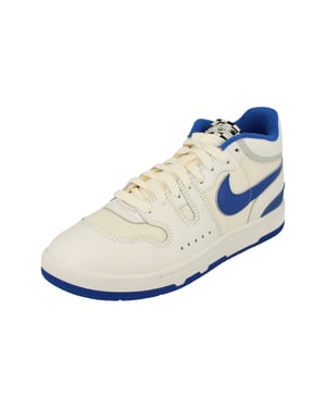 Nike Attack - Weiße Turnschuhe Mit Blauen Details