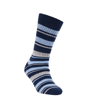 Trespass - "Austen" Socken Anti-Blasen für Herren/Damen Unisex(2er-Pack) (Marineblau)