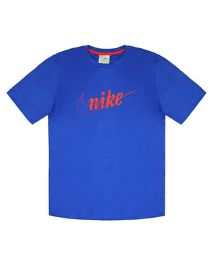 Nike-Logo Kurzarm Crew Neck Blue Herren T-Shirt 692359 401