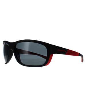 Arnette Square Herren Schwarz Dunkel Grau Polarisiert AN4337 Floresta