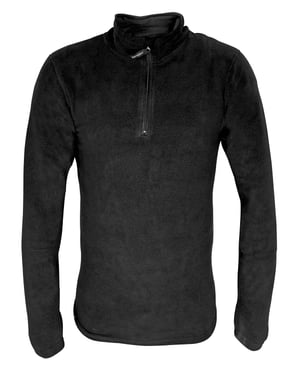 Wärmehalter - Mens 1/4 Zip Thermal Microfleece Long Sleeve Top