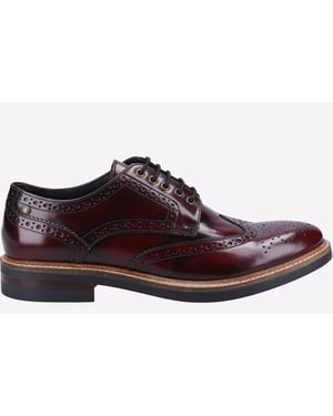 Base London Woburn Hi-Shine Brogue LEATHER Herren