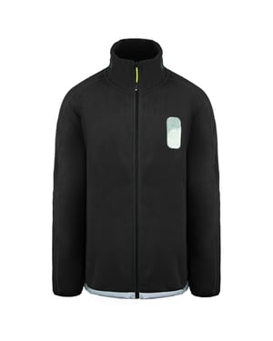 Puma x Helly Hansen Long Sleeve Reißverschluss up schwarze Herren Polar Fleece 598278 01
